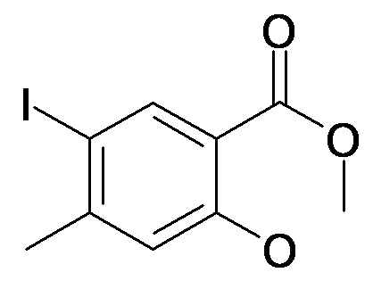 2-Hydroxy-5-iodo-4-methyl-benzoic acid methyl ester
