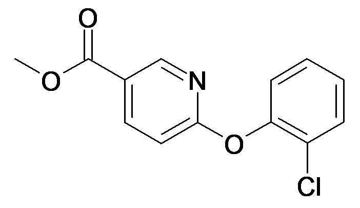 MFCD34168763 | 6-(2-Chloro-phenoxy)-nicotinic acid methyl ester | acints