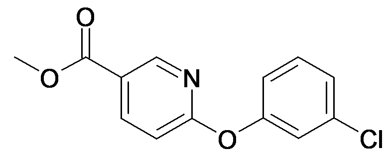 MFCD34168764 | 6-(3-Chloro-phenoxy)-nicotinic acid methyl ester | acints