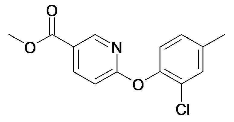 MFCD34168768 | 6-(2-Chloro-4-methyl-phenoxy)-nicotinic acid methyl ester | acints