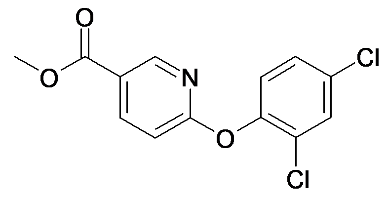 MFCD34168769 | 6-(2,4-Dichloro-phenoxy)-nicotinic acid methyl ester | acints