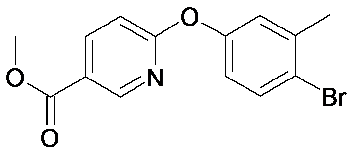 6-(4-Bromo-3-methyl-phenoxy)-nicotinic acid methyl ester