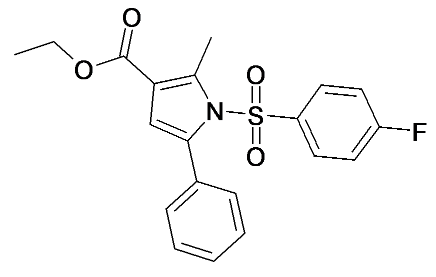 881673-38-7 | MFCD11875783 | 1-(4-Fluoro-benzenesulfonyl)-2-methyl-5-phenyl-1H-pyrrole-3-carboxylic acid ethyl ester | acints