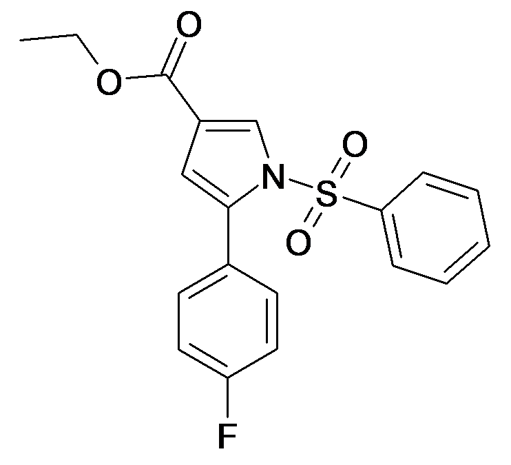 881673-55-8 | MFCD11875795 | 1-Benzenesulfonyl-5-(4-fluoro-phenyl)-1H-pyrrole-3-carboxylic acid ethyl ester | acints