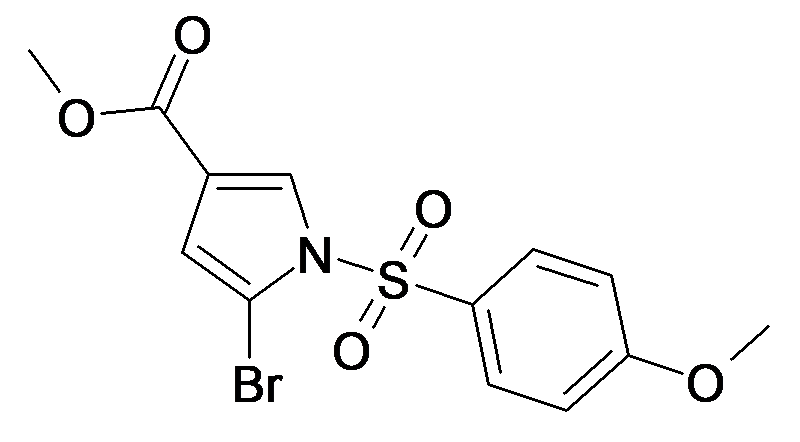 881673-70-7 | MFCD11875806 | 5-Bromo-1-(4-methoxy-benzenesulfonyl)-1H-pyrrole-3-carboxylic acid methyl ester | acints