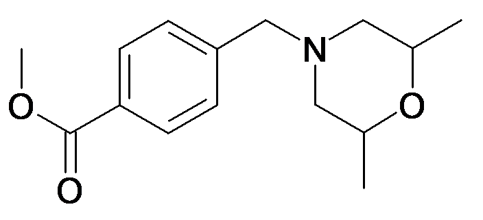 MFCD01452577 | 4-(2,6-Dimethyl-morpholin-4-ylmethyl)-benzoic acid methyl ester | acints