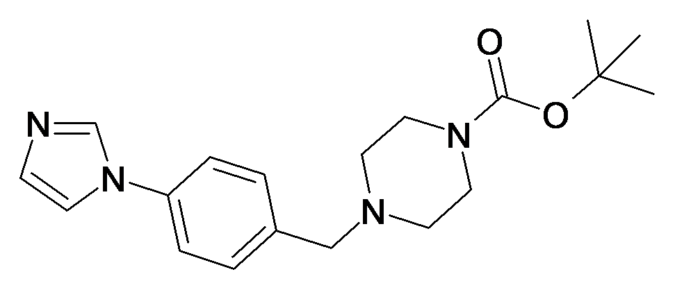 1043508-50-4 | MFCD34168791 | 4-(4-Imidazol-1-yl-benzyl)-piperazine-1-carboxylic acid tert-butyl ester | acints