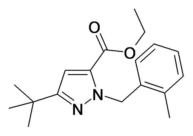 5-tert-Butyl-2-(2-methyl-benzyl)-2H-pyrazole-3-carboxylic acid ethyl ester