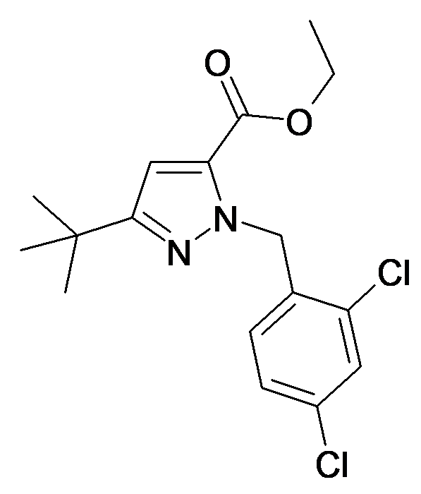 5-tert-Butyl-2-(2,4-dichloro-benzyl)-2H-pyrazole-3-carboxylic acid ethyl ester