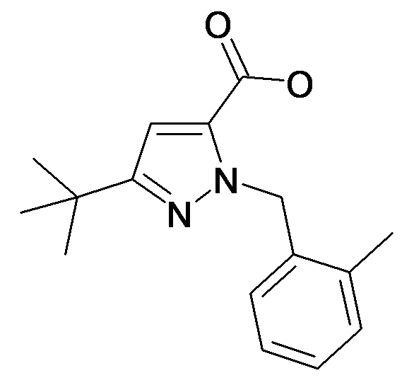 5-tert-Butyl-2-(2-methyl-benzyl)-2H-pyrazole-3-carboxylic acid