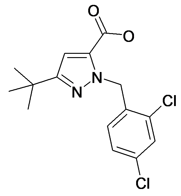 5-tert-Butyl-2-(2,4-dichloro-benzyl)-2H-pyrazole-3-carboxylic acid