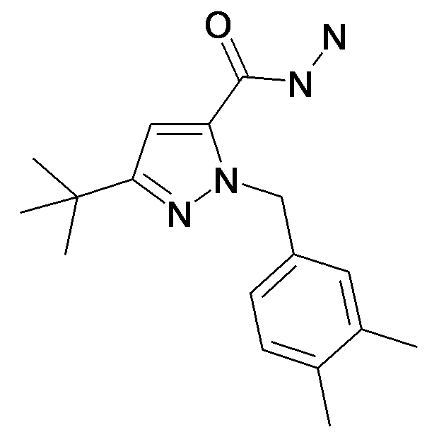 5-tert-Butyl-2-(3,4-dimethyl-benzyl)-2H-pyrazole-3-carboxylic acid hydrazide