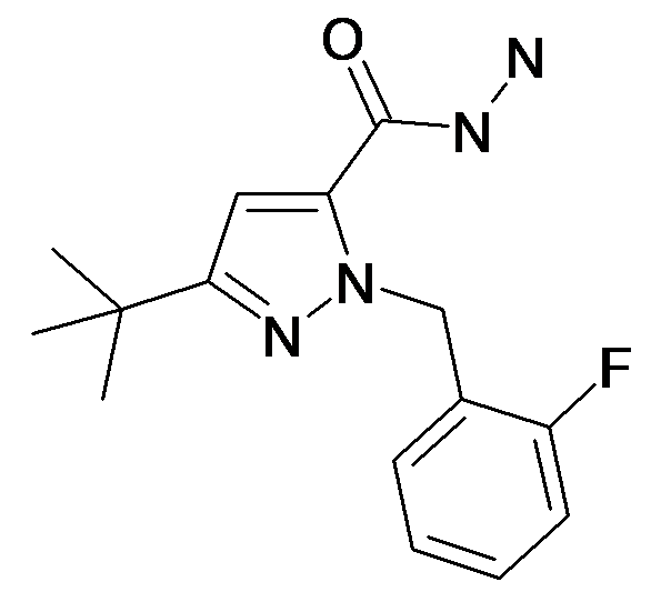 5-tert-Butyl-2-(2-fluoro-benzyl)-2H-pyrazole-3-carboxylic acid hydrazide