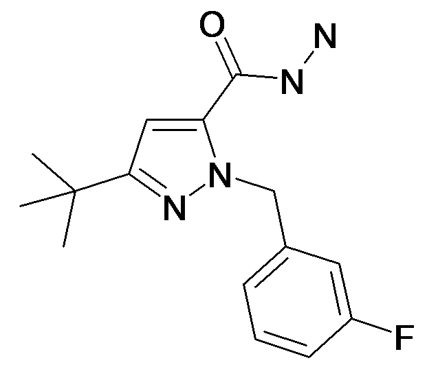 MFCD34168853 | 5-tert-Butyl-2-(3-fluoro-benzyl)-2H-pyrazole-3-carboxylic acid hydrazide | acints