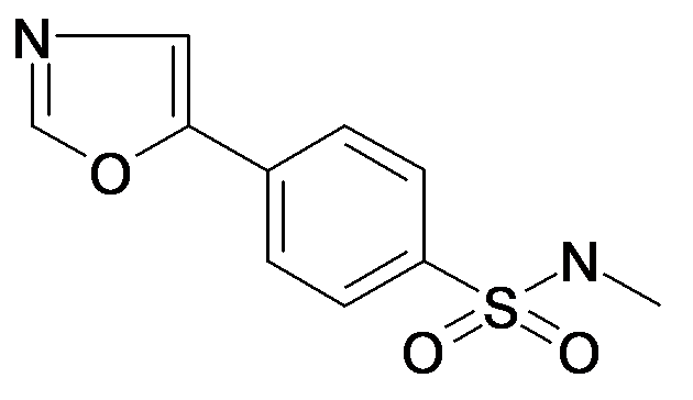 N-Methyl-4-oxazol-5-yl-benzenesulfonamide