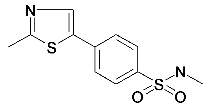 MFCD34168863 | N-Methyl-4-(2-methyl-thiazol-5-yl)-benzenesulfonamide | acints