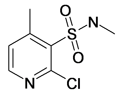 2-Chloro-4-methyl-pyridine-3-sulfonic acid methylamide