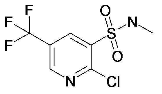 MFCD34168889 | 2-Chloro-5-trifluoromethyl-pyridine-3-sulfonic acid methylamide | acints