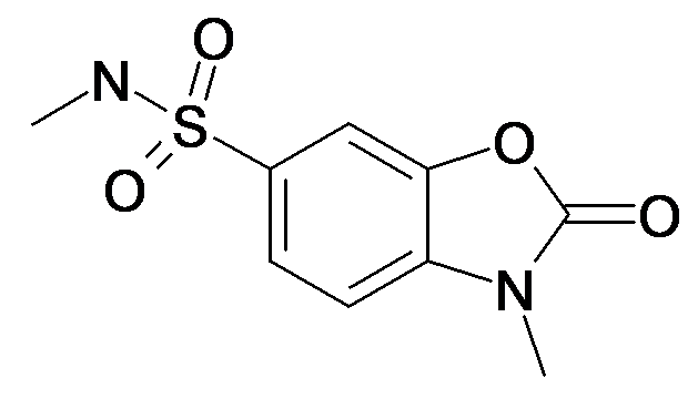 3-Methyl-2-oxo-2,3-dihydro-benzooxazole-6-sulfonic acid methylamide