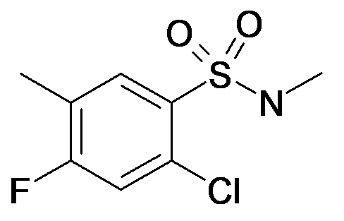 MFCD30199969 | 2-Chloro-4-fluoro-5,N-dimethyl-benzenesulfonamide | acints