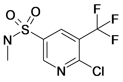 MFCD34168905 | 6-Chloro-5-trifluoromethyl-pyridine-3-sulfonic acid methylamide | acints