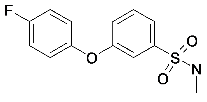 MFCD34168909 | 3-(4-Fluoro-phenoxy)-N-methyl-benzenesulfonamide | acints