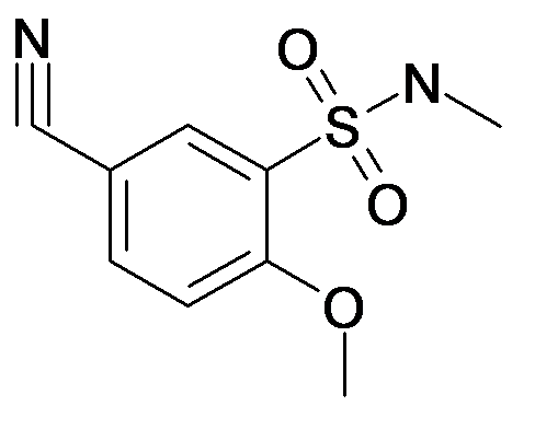 MFCD34168913 | 5-Cyano-2-methoxy-N-methyl-benzenesulfonamide | acints