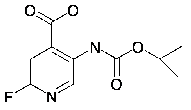 5-tert-Butoxycarbonylamino-2-fluoro-isonicotinic acid