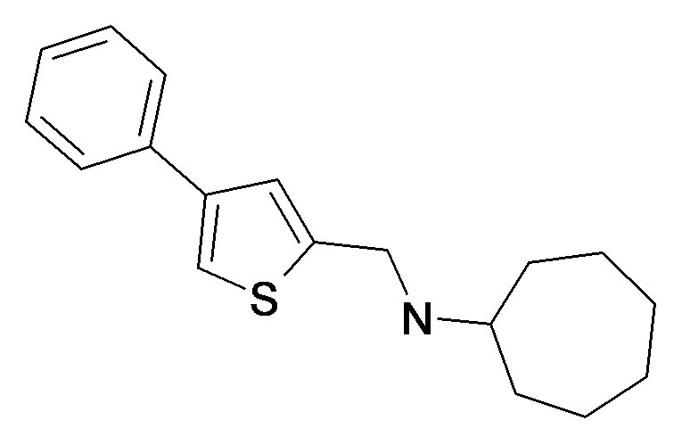 Cycloheptyl-(4-phenyl-thiophen-2-ylmethyl)-amine