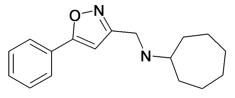 Cycloheptyl-(5-phenyl-isoxazol-3-ylmethyl)-amine