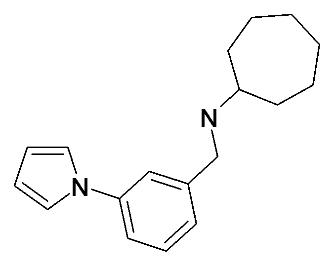 Cycloheptyl-(3-pyrrol-1-yl-benzyl)-amine