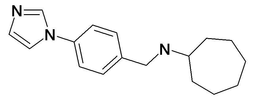 Cycloheptyl-(4-imidazol-1-yl-benzyl)-amine