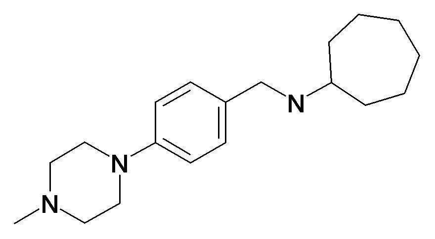 Cycloheptyl-[4-(4-methyl-piperazin-1-yl)-benzyl]-amine