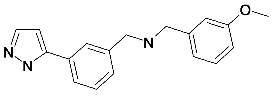 (3-Methoxy-benzyl)-[3-(2H-pyrazol-3-yl)-benzyl]-amine