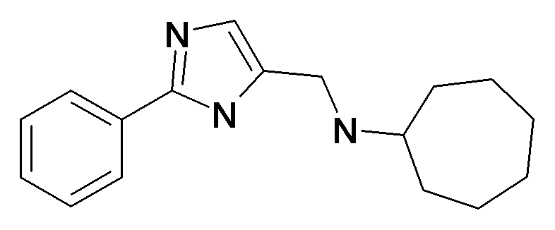 Cycloheptyl-(2-phenyl-3H-imidazol-4-ylmethyl)-amine