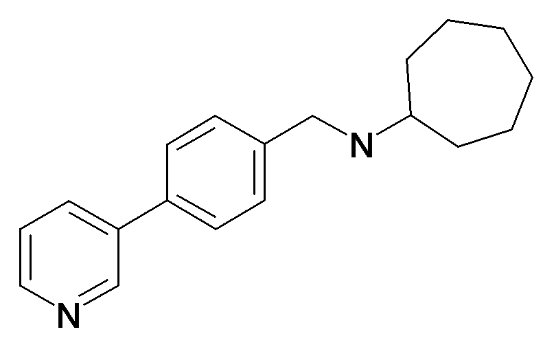 MFCD34168981 | Cycloheptyl-(4-pyridin-3-yl-benzyl)-amine | acints