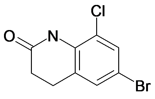 6-Bromo-8-chloro-3,4-dihydro-1H-quinolin-2-one