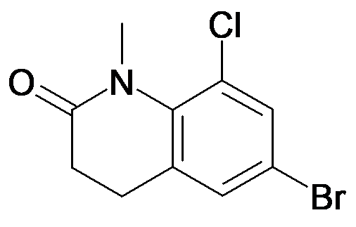 6-Bromo-8-chloro-1-methyl-3,4-dihydro-1H-quinolin-2-one