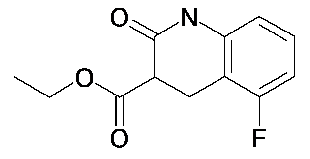 MFCD31384958 | 5-Fluoro-2-oxo-1,2,3,4-tetrahydro-quinoline-3-carboxylic acid ethyl ester | acints