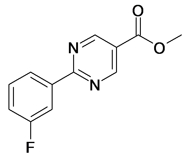 960198-51-0 | MFCD09864714 | 2-(3-Fluoro-phenyl)-pyrimidine-5-carboxylic acid methyl ester | acints