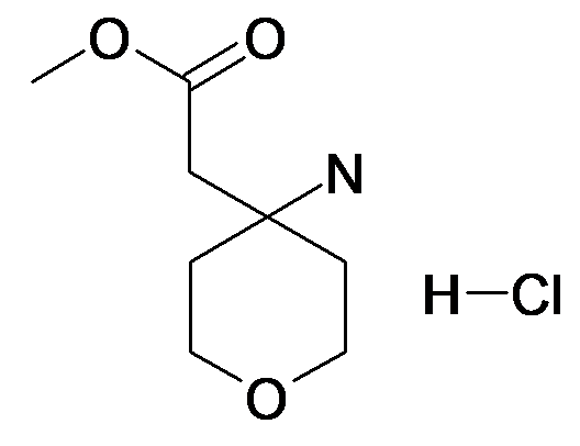 303037-37-8 | MFCD09749868 | (4-Amino-tetrahydro-pyran-4-yl)-acetic acid methyl ester; hydrochloride | acints