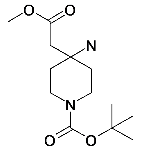 362703-57-9 | MFCD07784120 | 4-Amino-4-methoxycarbonylmethyl-piperidine-1-carboxylic acid tert-butyl ester | acints