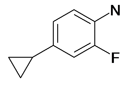 4-Cyclopropyl-2-fluoro-phenylamine