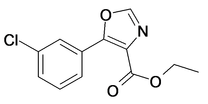 MFCD00105348 | 5-(3-Chloro-phenyl)-oxazole-4-carboxylic acid ethyl ester | acints