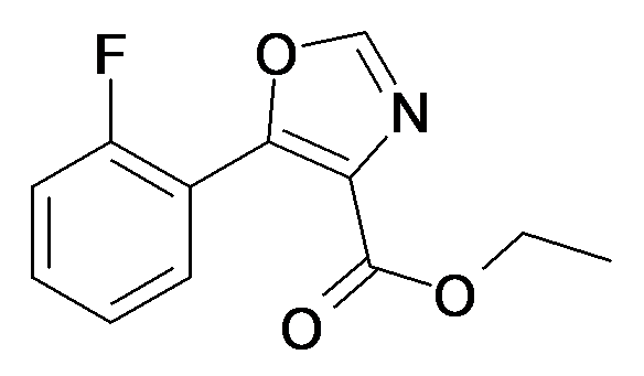 127919-29-3 | MFCD16426787 | 5-(2-Fluoro-phenyl)-oxazole-4-carboxylic acid ethyl ester | acints