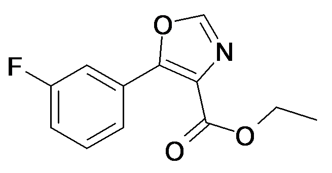 5-(3-Fluoro-phenyl)-oxazole-4-carboxylic acid ethyl ester