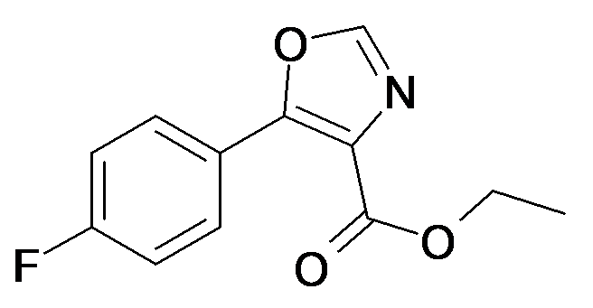 127919-31-7 | MFCD16426785 | 5-(4-Fluoro-phenyl)-oxazole-4-carboxylic acid ethyl ester | acints