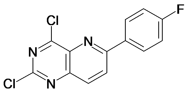 2,4-Dichloro-6-(4-fluoro-phenyl)-pyrido[3,2-d]pyrimidine