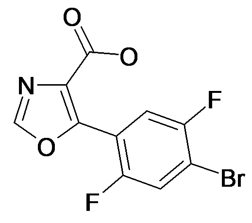 1817835-45-2 | MFCD31583207 | 5-(4-Bromo-2,5-difluoro-phenyl)-oxazole-4-carboxylic acid | acints