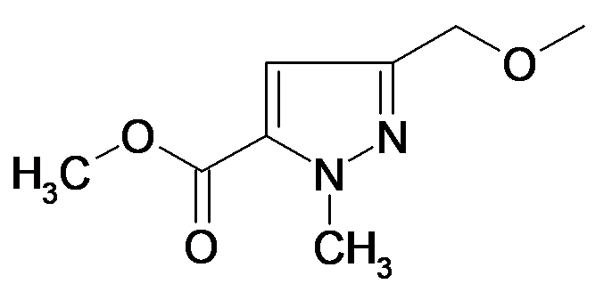 MFCD34169004 | 5-Methoxymethyl-2-methyl-2H-pyrazole-3-carboxylic acid methyl ester | acints